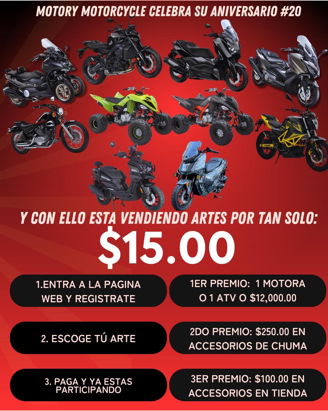 Arte Digital 20 Años – Motory Motorcycle